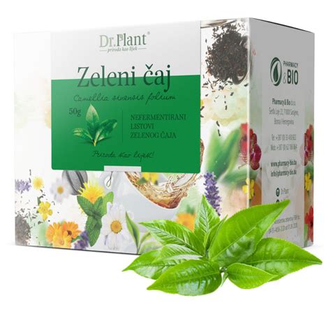 Dr Plant zeleni čaj Camellia sinensis folium 50g Zenta Farm