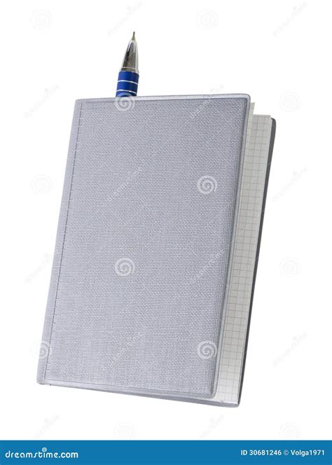 Notepad With Pen Stock Photo Image Of Education Stationery 30681246