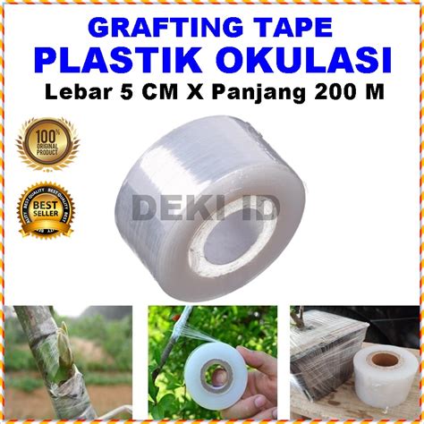 Jual Grafting Tape Cm X M Plastik Okulasi Parafilm Sambung Pucuk