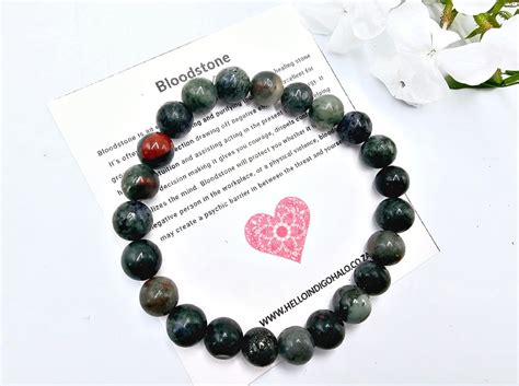 Bloodstone Bangle Mm Hello Indigo Halo