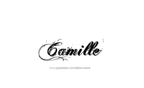 Camille Name Tattoo Designs