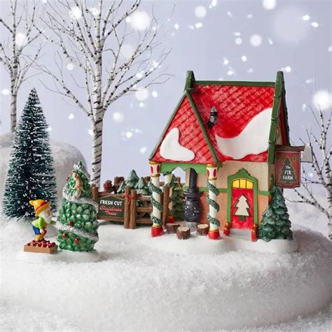 Department 56 North Pole The Fir Farm Christmas Village Sets