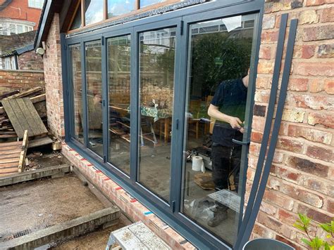 Grey Bifold Doors In Liverpool North West Bifolds