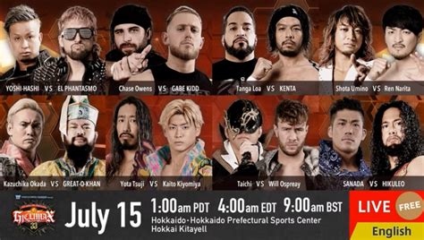 Njpw G Climax Day Results