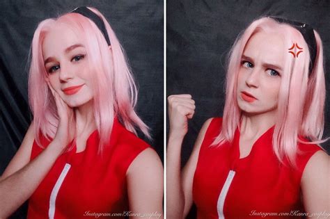 Which Pic Is Better 1 Or 2 Sakura Haruno By Kanracosplay More Selfies Hq Photos As Usual On