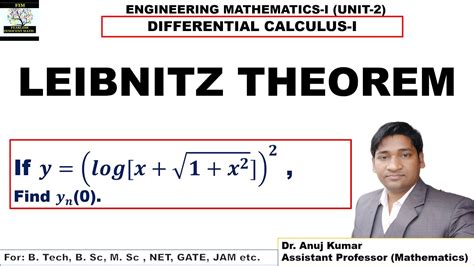 Leibnitz Theorem Examples With Solutions Leibnitz Theorem Yn 0