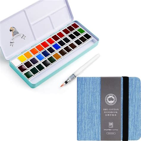 Amazon Meiliang Watercolor Paint Set Vivid Colors Square