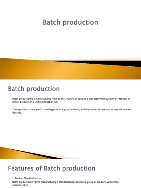 Batch Production Pdf Economies Of Scale Inventory