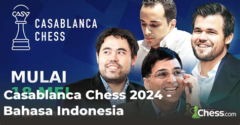 Casablanca Chess 2024 Bahasa Indonesia ChessTV Show Chess