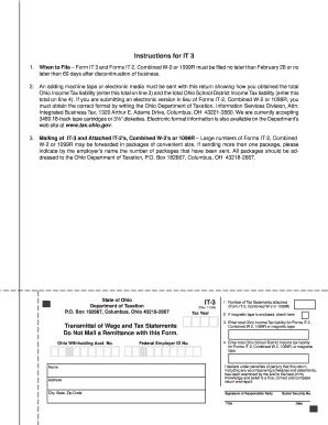 2004 Form OH ODT IT 3 Fill Online Printable Fillable Blank PdfFiller