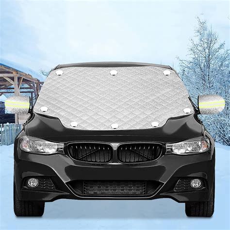 Front Window Snow Cover Freesoo Car Windscreen Ice Cover Car