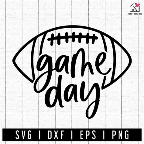 FREE Football game day SVG - Craft House SVG