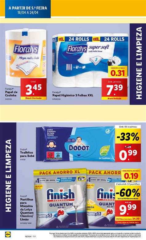 Antevisão Folheto LIDL Higiene e Beleza Promoções 18 abril a 24 abril