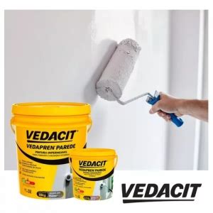 Tinta Impermeabilizante Vedapren Parede Branco Externo 18kg Vedacit