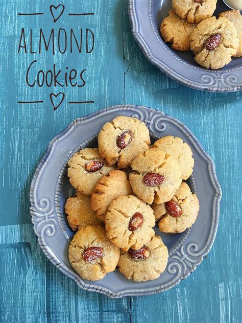 Almond Cookies - Lets Cook Healthy Tonight