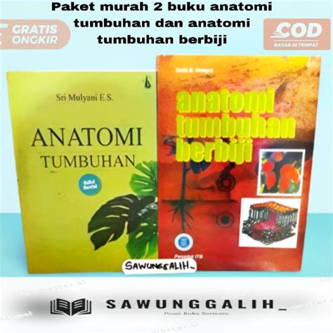 Jual Paket Buku Anatomi Tumbuhan Anatomi Tumbuhan Berbiji