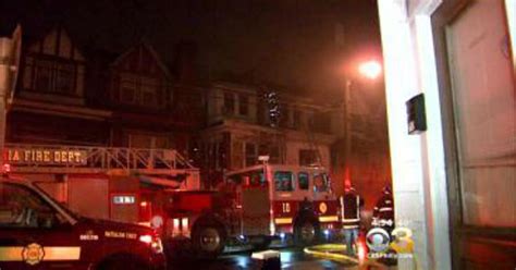 Firefighter Injured 5 Residents Escape Northeast Philly House Fire Cbs Philadelphia