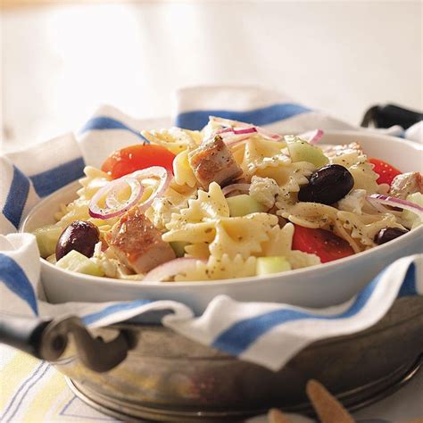 Mediterranean Tuna Pasta Salad Recipe How To Make It