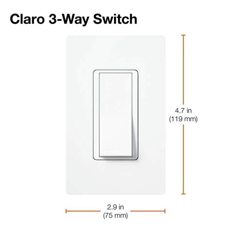 Ca Pswh Ca Ps Wh Lutron Claro A Switch Way White