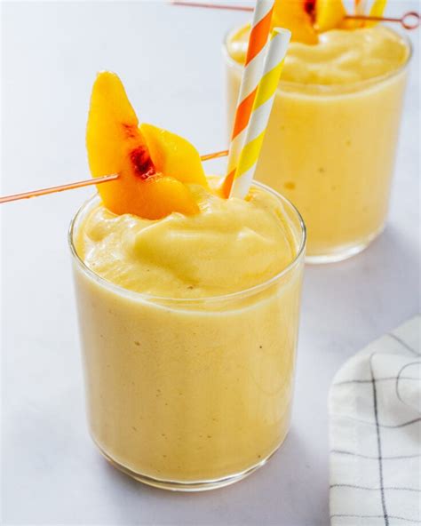 Peach Mango Smoothie A Couple Cooks