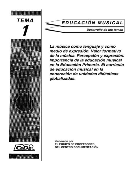 EDUCACIÓN MUSICAL