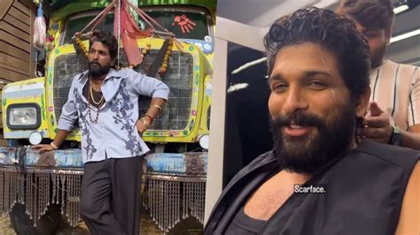 From Action To Pack Up Allu Arjun Shares A Peek Inside The World Of