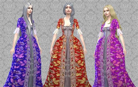 Mod The Sims Rococo Dress Conversion