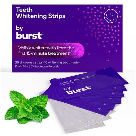 Amazon | BURST Teeth Whitening Strip Kit - Sensitive Teeth Friendly