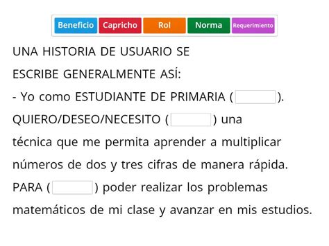 Historia De Usuario Y Criterios De Aceptación Y Terminado Complete