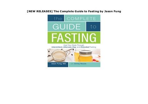 The Complete Guide To Fasting Dr Fung Plmtruck