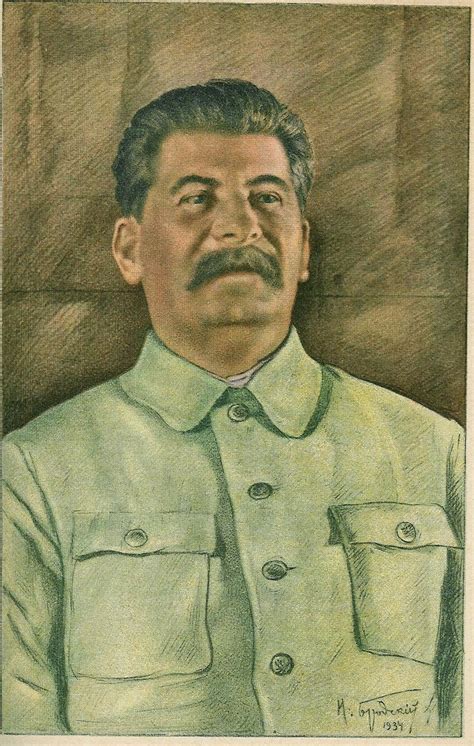 Comrade Stalin, by honored achiever in arts I. Brodsky