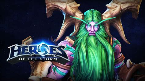 ♥ Heroes Of The Storm Gameplay Malfurion Shields And Heals Hots