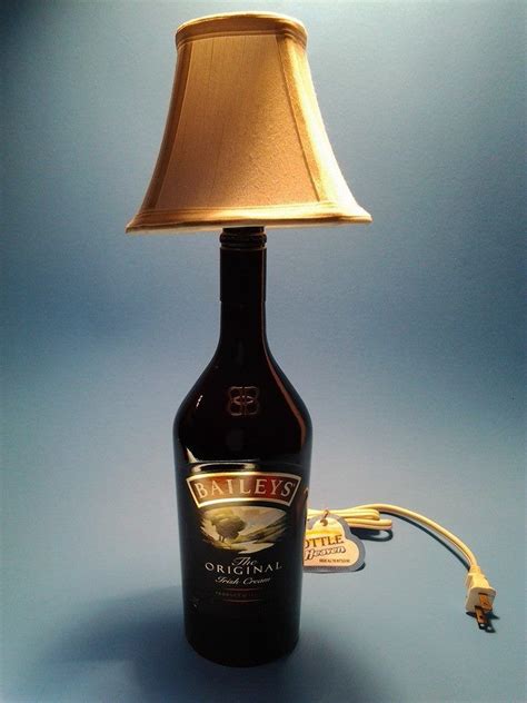 Baileys Liquor Bottle Table Lamp W Black Shade This Is A Quality