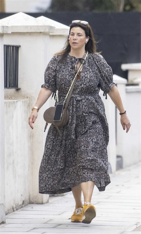 Kirstie Allsopp in a Grey Floral Dress Was Seen Out in Notting Hill in ...