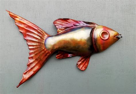 Emily Stone Copper Fish Sculpture 9 - Copper Creatures