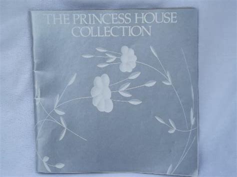 64 page Princess House glassware catalog, glass patterns vintage 1981