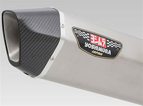 Yoshimura Hepta Force Satin Carbon Exhaust Slip On Suzuki Hayabusa Gen