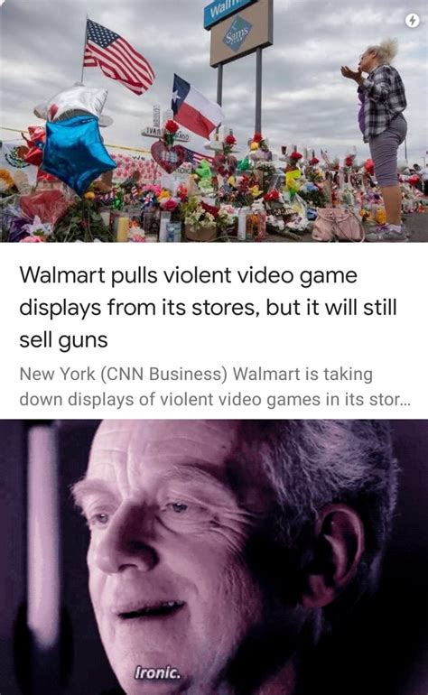 Walmart Pulls Violent Video Game Displays From Its Stores But It Will Still Sengns New York