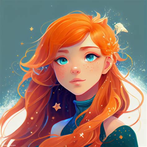 Redhead Girl Generated With Midjourney Ai Ai Generated Free Images And Icons With Some