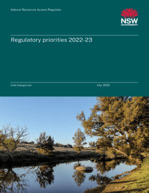 Fillable Online Progress Reports Natural Resources Access Regulator