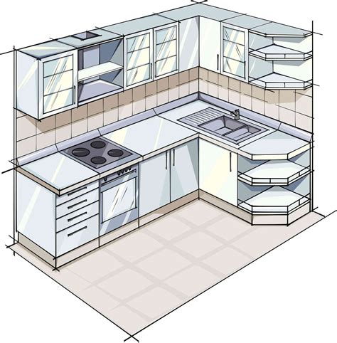 kitchen cabinet l shape - Kimberly Knox