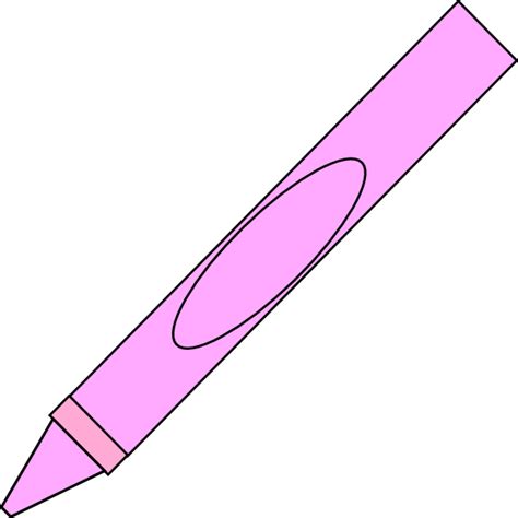 Pink Crayon Clip Art at Clker.com - vector clip art online, royalty free & public domain