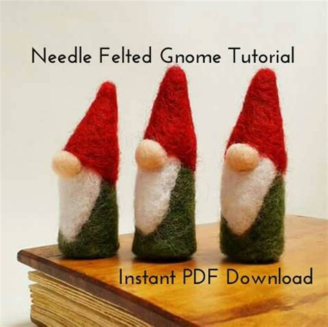 Needle Felted Ornaments Needle Felted Christmas Wool Needle Felting