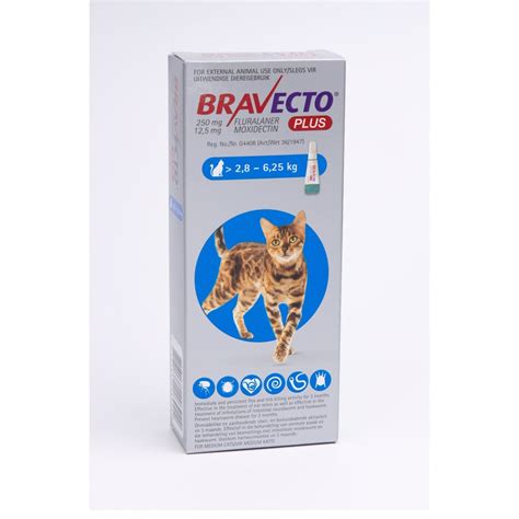 Bravecto Plus Spot On For Medium Cats Pet Food