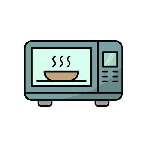 Premium Vector Microwave Icon Vector Design Illustration