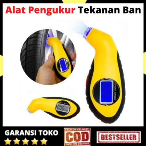 Manometer Tekanan Ban Mobil Digital Tire Gauge LCD Barometers