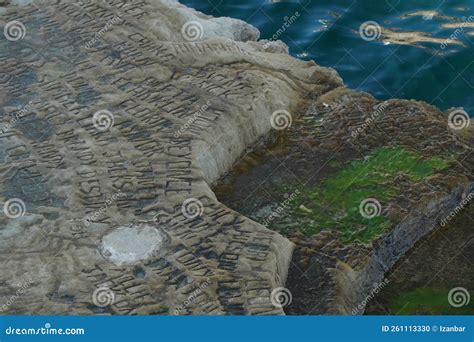 Celebrity Celebrities Names Graffiti On Saint Peter Pools Malta Rock