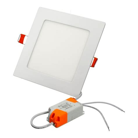 Downlight Led W K Cuadrado Empotrar Blanco