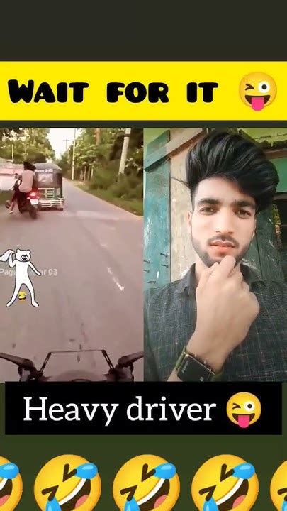 Heavy Driver Friend 😅 Trending Reaction Funny Comedy Shorts