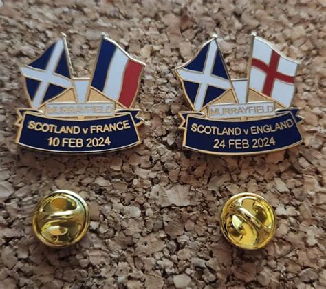 Scotland Rugby Union Badge 2024 France England £599 Picclick Uk